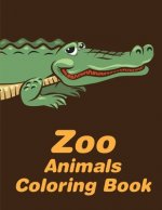 Zoo Animals Coloring Book: Christmas Book Coloring Pages with Funny, Easy, and Relax