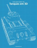 Livro para Colorir de Tanques em 3D