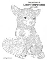 Livro para Colorir de Cachorros Maravilhosos para Adultos