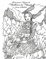 Livro para Colorir de Mulheres do Mundo para Adultos