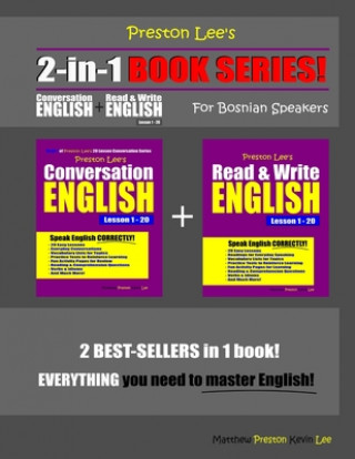 Preston Lee's 2-in-1 Book Series! Conversation English & Read & Write English Lesson 1 - 20 For Bosnian Speakers