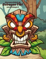 Livro para Colorir de Cabecas Tiki para Criancas 3