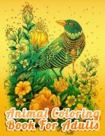 Animal Coloring Book For Adults: Best Animal Coloring book for ever ! 100 pages awesome illistration will be best for gift