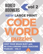 Bored Boomers New Large Print Codeword Puzzles