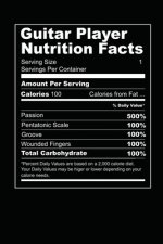 Guitar Player Nutrition Facts: Grab this product for a guitar player who wants to share his nutrition facts with everyone. This is the diet of a musi
