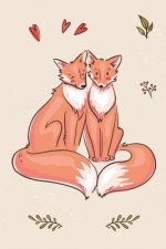 Valentine Foxes: Papgergames Hangman (6x9 Inches) with 120 Pages