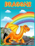 Dragons Preschool Basics Activity Workbook: Dragons Coloring and Activity Book for Kids Ages 4-8: Coloring, Number tracing, Counting, Shape, Puzzles a