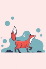 Fox Simple Illustration: Papgergames Hangman (6x9 Inches) with 120 Pages