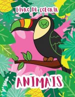 Animais: livro de colorir