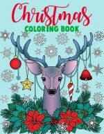 Christmas coloring book.: Merry Christmas Coloring Book with Fun, Easy, and Relaxing Designs for Adults Featuring Beautiful Winter Florals, Fest