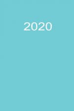 2020: Taschenkalender 2020 A5 Blau