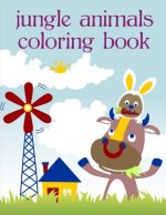 Jungle Animals Coloring Book: Super Cute Kawaii Coloring Pages for Teens