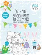 Seasons Sudoku Book for creative kids: Puzzle fun for children - Sudoku book with 500 numbers and symbol Sudokus - Difficulty very easy to difficult -