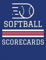 Softball Scorecards: 100 Scoring Sheets For Baseball and Softball Games (8.5x11)
