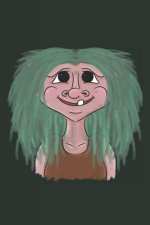 Wikstroem - Notes: Norwegen Troll Mädchen - Monatsplaner 15,24 x 22,86