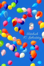 Fotobuch: 10. Geburtstag: Taschenbuch (Softcover) 6x9 Zol zum Einkleben für geschossene Fotos