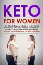 Keto for Women: The Ultimate Beginner's Guide to Losing Weight Healthy and Fast with a Practical Approach and a Simple 12-Day Keto Mea