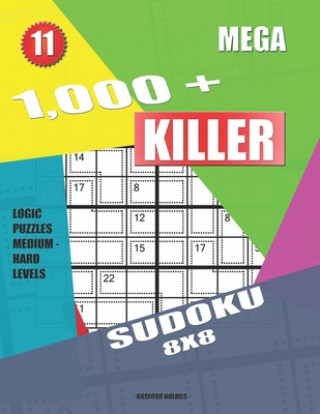 1,000 + Mega sudoku killer 8x8: Logic puzzles medium - hard levels