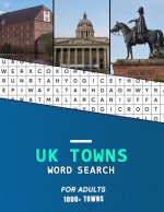 UK Towns word search for Adults