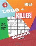 1,000 + Mega sudoku killer 8x8: Logic puzzles medium levels