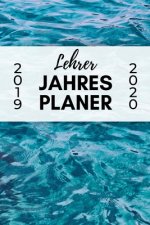 Lehrer Jahres Planer 2019 2020: A5 Lehrerplaner KARIERT Geschenkidee für Lehrer - Abschiedsgeschenk Grundschule - Klassengeschenk - Dankeschön - Gesch