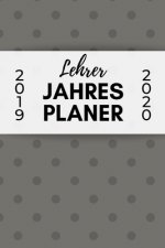 Lehrer Jahres Planer 2019 2020: A5 Lehrerplaner KARIERT Geschenkidee für Lehrer - Abschiedsgeschenk Grundschule - Klassengeschenk - Dankeschön - Gesch