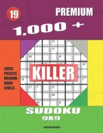 1,000 + Premium sudoku killer 9x9: Logic puzzles medium - hard levels