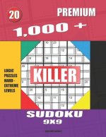 1,000 + Premium sudoku killer 9x9: Logic puzzles hard - extreme levels