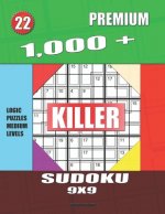 1,000 + Premium sudoku killer 9x9: Logic puzzles medium levels