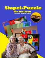 Stapel-Puzzle für Senioren: Thema: Kleine Tiere