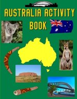 Australia Activity Book: Coloring Pages and Wordsearch