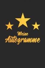 Meine Autogramme: A5 Autogrammbuch zum selbst Befüllen mit Platz für ein Foto, Infos zum Star und dem Autogramm I Für 50 Autogramme mit