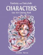 Fantasy and Fairytale CHARACTERS Line Art Coloring Book