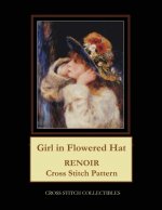 Girl in Flowered Hat: Renoir Cross Stitch Pattern