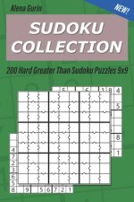 Sudoku Collection: 200 Hard Greater Than Sudoku Puzzles 9x9