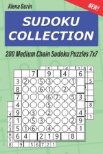 Sudoku Collection: 200 Medium Chain Sudoku Puzzles 7x7
