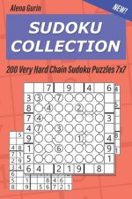 Sudoku Collection: 200 Very Hard Chain Sudoku Puzzles 7x7
