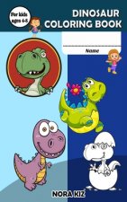 Dinosaurs Coloring Book For Kids Ages 4-8: Special Gift For Boys, Girls, Toddlers, Preschoolers (Highly Detailed Drawings)