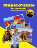 Stapel-Puzzle für Senioren: Thema: Große Tiere