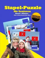 Stapel-Puzzle für Senioren: Thema: Winter - Eine schneebedeckte Welt