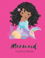 Mermaid Puzzle Book: Connect The Dots Puzzles - 30 Pages - Paperback - Made In USA - Size 8.5 x 11