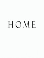 Home: Black and White Decorative Book to Stack Together on Coffee Tables, Bookshelves and Interior Design - Add Bookish Char