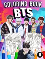 BTS Coloring Book: Bangtan Boys Jumbo Coloring Book With Unofficial Super Cool Images for All Ages