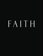 Faith: Black and White Decorative Book to Stack Together on Coffee Tables, Bookshelves and Interior Design - Add Bookish Char