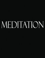 Meditation: Black and White Decorative Book to Stack Together on Coffee Tables, Bookshelves and Interior Design - Add Bookish Char