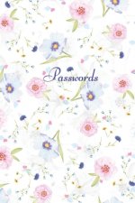 Passwords: A password keeper to secure usernames, internet websites, and passwords, alphabetically organized.