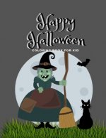 Happy Halloween: coloring book for kid