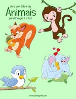 Livro para Colorir de Animais para Criancas 1, 2 & 3