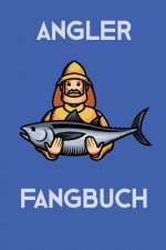 Angler Fangbuch: mit 2 Seiten für jeden Tag und Platz zur Eintragung von Schonzeiten