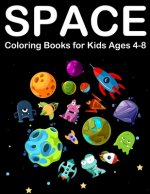 Space Coloring Books for Kids Ages 4-8